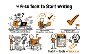Read more about the article You Don’t Need Expensive Software to Start Writing. You Just Need These 4 Free Tools.