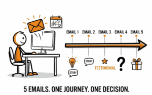 email sequence example for content writers