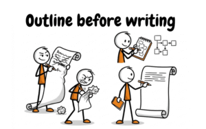 outline before writing